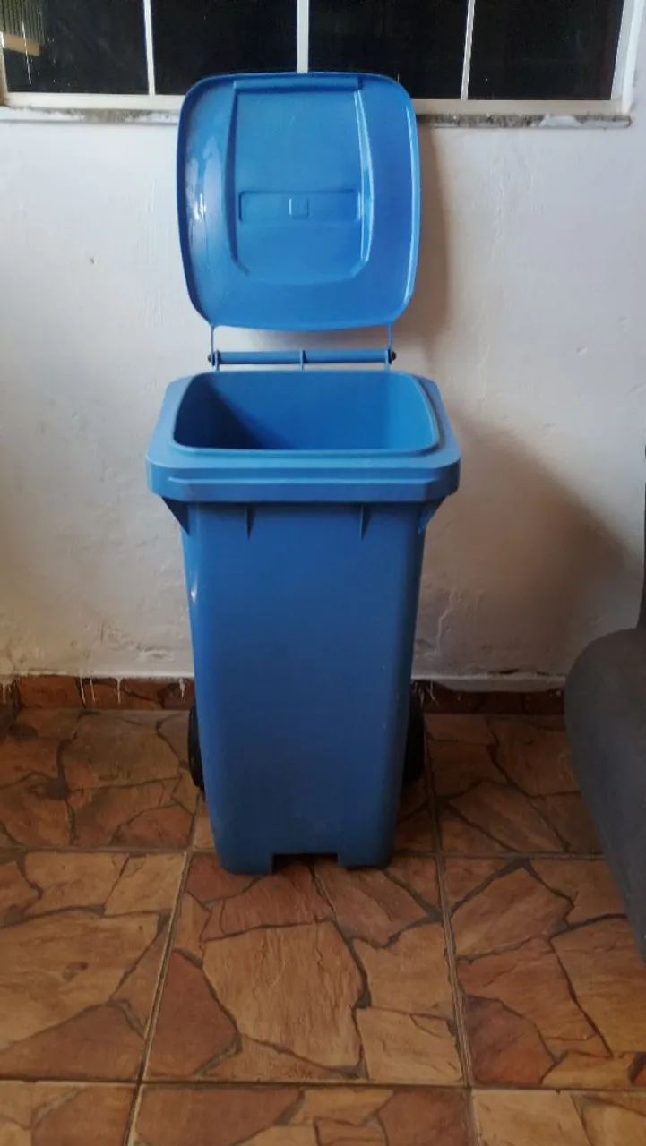 Carrinho de coletor de lixo  - Foto 2