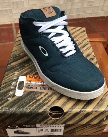 Tênis Oakley Bob Burnquist Mid Black - Azul Petróleo tamanho:39