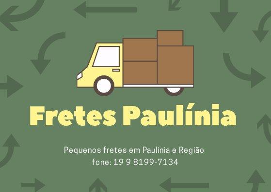 Pequenos fretes em Paulínia e Região