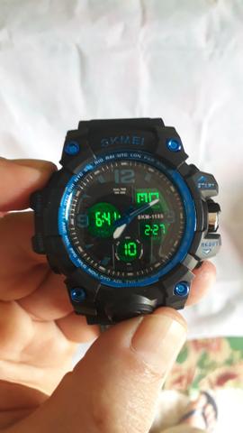 Relógio Digital Masculino Esporte Wr Resistente Água 1155 - Foto 3