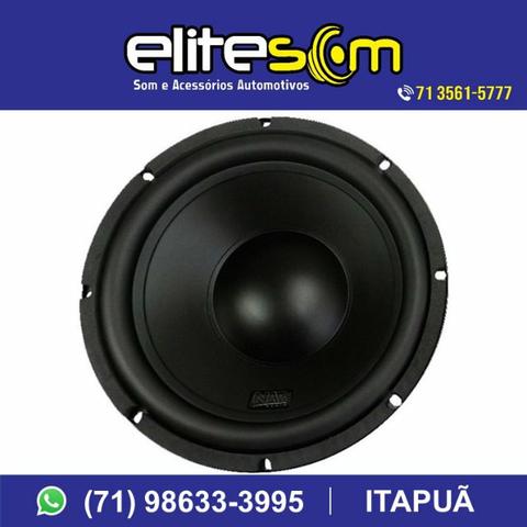 Subwoofer Nar Áudio, 200 Wrms, 10pol. instalado na Elite Som