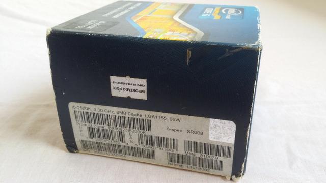 Processador Intel® Core? i5-2500K cache de 6 M, até 3,70 GHz