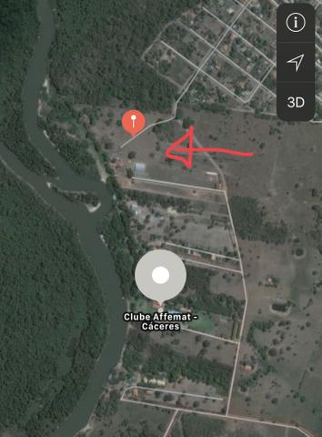 Chácara beira rio em Cáceres