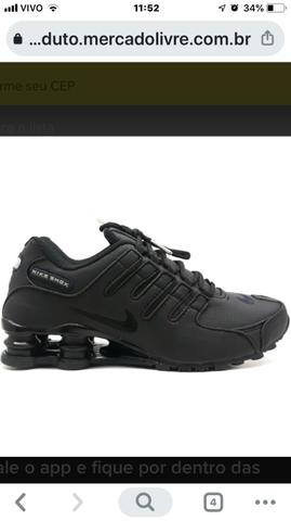 Nike Shox preto 39