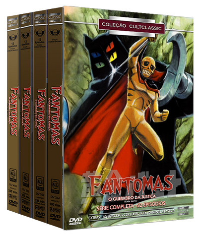 Box Dvd Fantomas - O Guerreiro da Justiça - A Série Completa