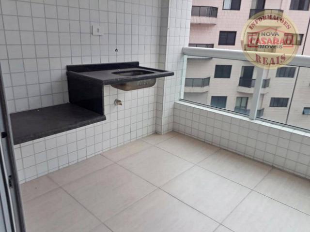 Apartamento com 2 dormitórios à venda, 71 m² por R$ 249.000 - Caiçara - Praia Grande/SP - Foto 4