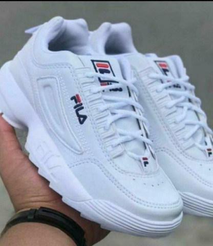 tenis fila branco unissex