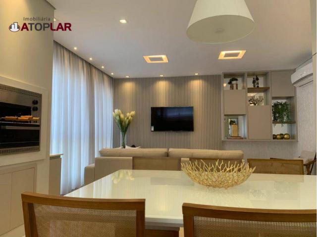 Apartamento garden com 3 dormitórios à venda, 208 m² por r$ 1.230.000,00 - pioneiros - bal - Foto 5