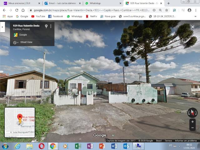 Terreno com casa de madeira no Capão Raso - Foto 2
