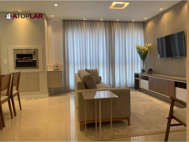 Apartamento garden com 3 dormitórios à venda, 208 m² por r$ 1.230.000,00 - pioneiros - bal - Foto 2