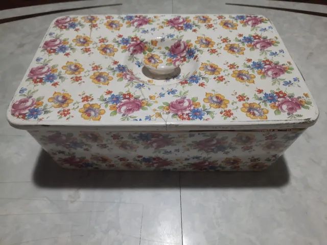 Sopera com tampa Porcelana Mauá retangular. Antiga.  - Foto 4