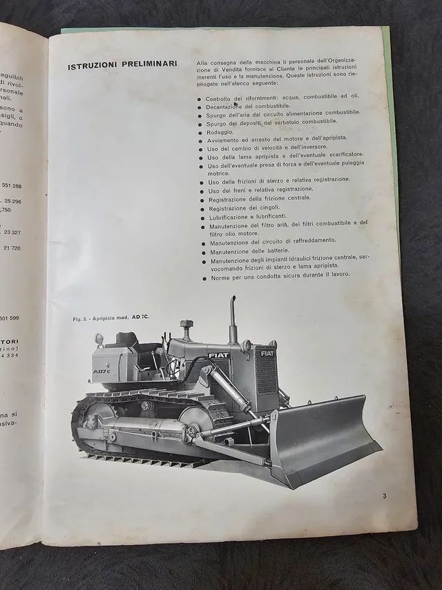 Trator esteira fiat allis bd7c manual uso manutenção original  - Foto 5