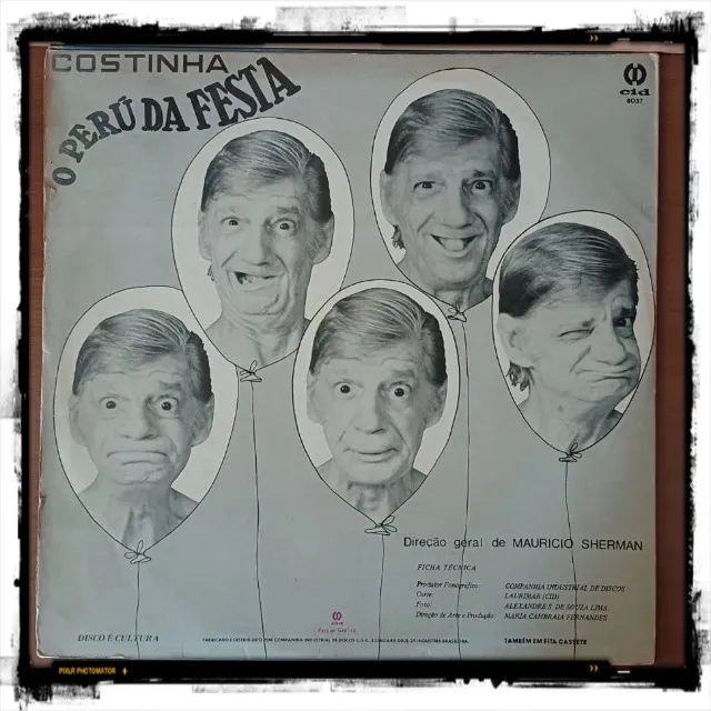 LP Vinil: Costinha - O perú da festa - Volume 01 - Foto 3