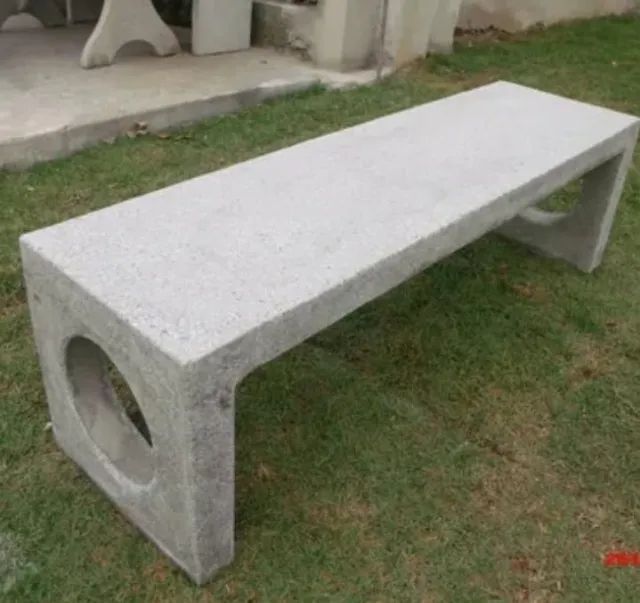 Bancos de concreto sem encosto. - Foto 3