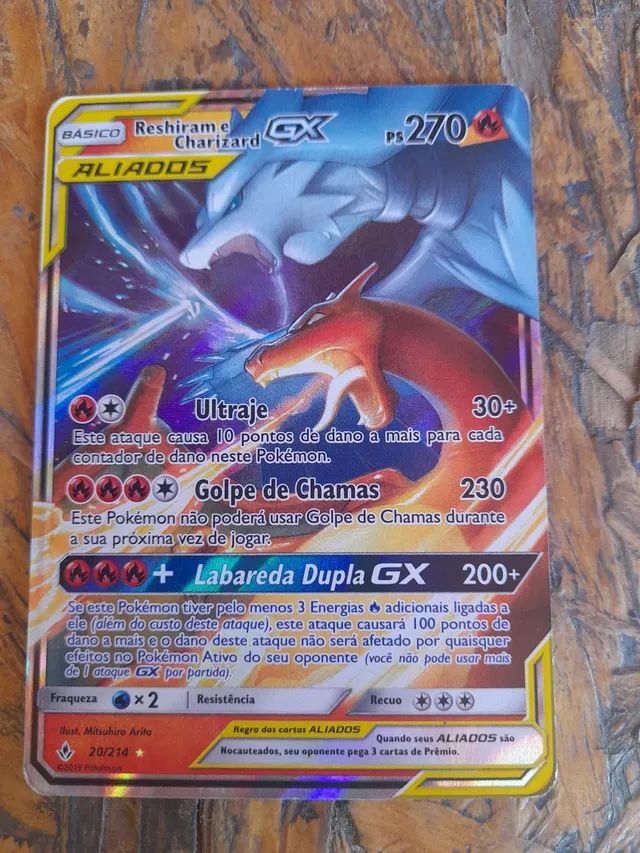 Reshiram e Charizard GX ilimitado!! Número de celular *83 - Objetos de  decoração - Alto Maron, Vitória da Conquista 1256569465