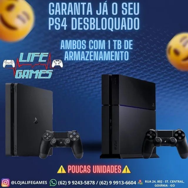 PS4 PRO usado - Videogames - Goiás 1254199671