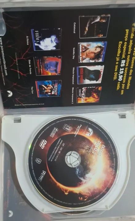 Dvd duplo guerra dos mundos - Foto 3