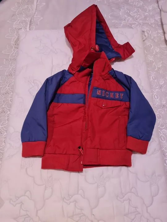Casaco Mickey - Vermelho e Azul - Bebê