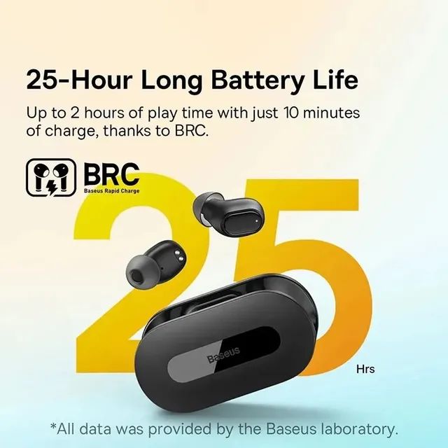 Fone de Ouvido Baseus Ez10 Bluetooth 5.3, Game, Academia  - Foto 4
