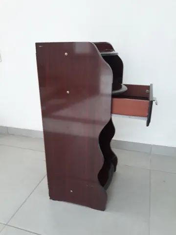Criado mudo, tamanho 75 cm X 33 cm X 35 cm , com uma gaveta - Foto 4