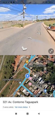 Lote  Vicente Pires - esquina - frente ao pistão Norte  30x28 mts - Foto 8