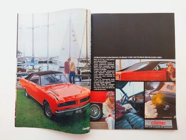 Linha Dodge 1974 - Charger, Dart, SE, Gran Coupe, Gran Sedan - Propaganda original