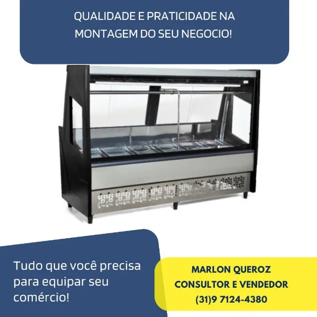 Balcão de Carne 2 Metros Polar Novo