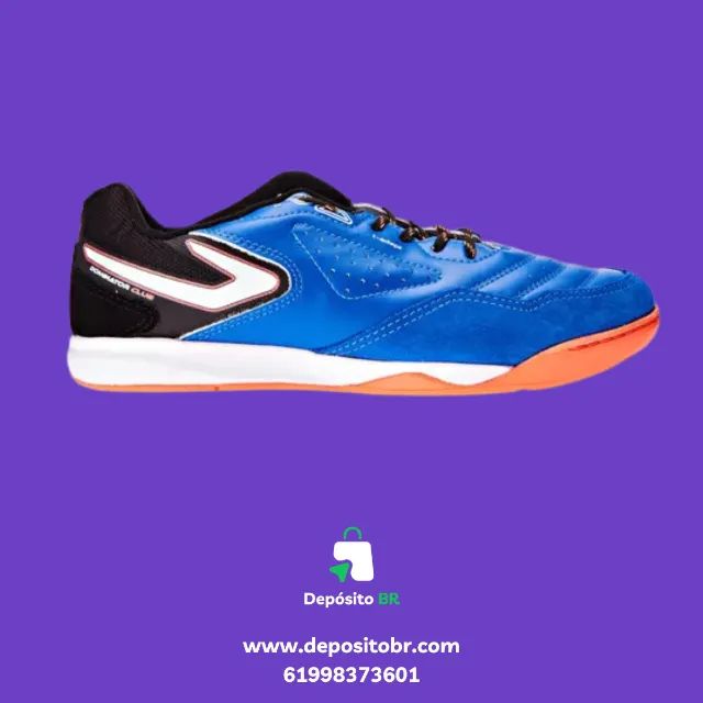 Chuteira Futsal Topper Dominator Club V - Masculino/Tamanho 41. - Foto 2