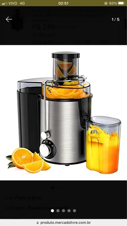 Espremedor de laranja 