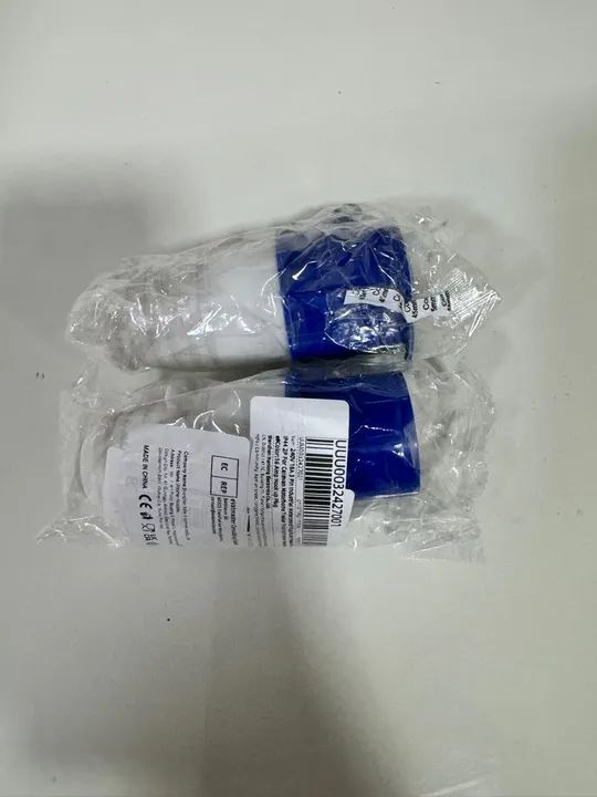 Par de conectores industrial de 16 amperes macho e fêmea novo 110/220 250 watts - Foto 4