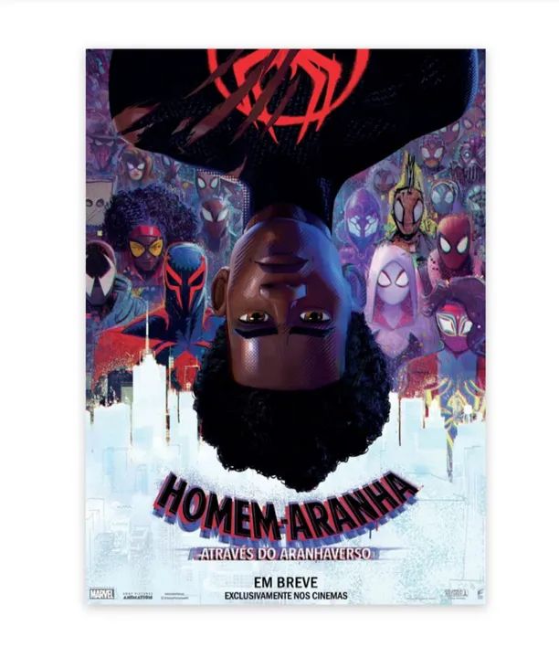 Homem Aranha Miles Morales, Pôster 50x70, em Revista