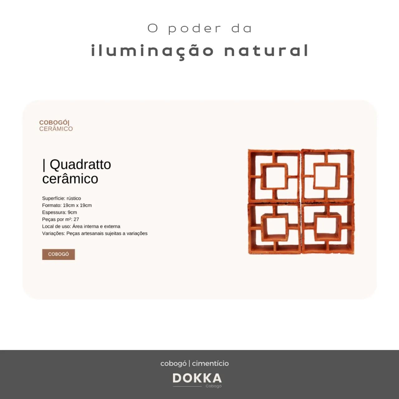 Cobogó cerâmico 65082638991362121