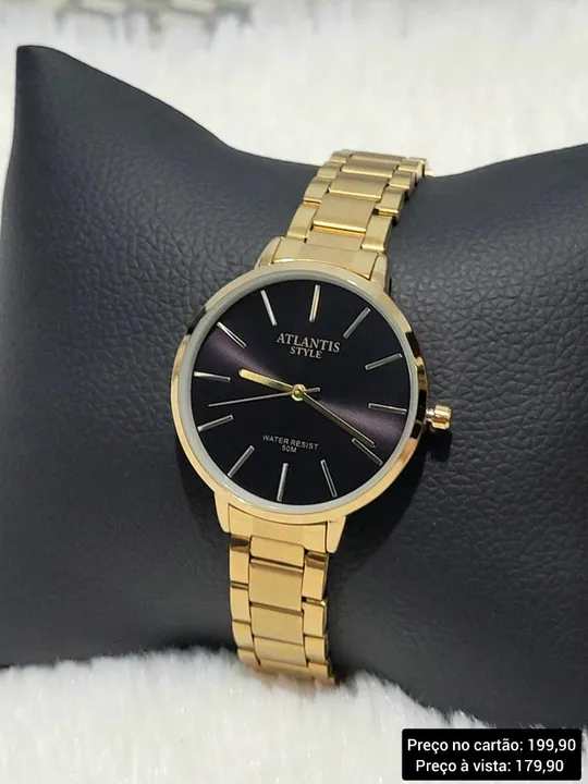 Relógio Feminino Original Atlantis Diferenciado
