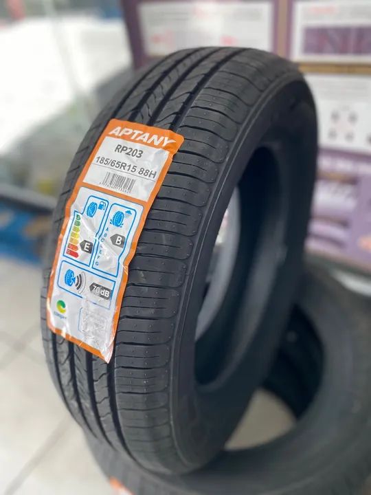 2 PNEUS NOVOS 185/65/R15 APTANY (instalação gratuita) - Foto 3