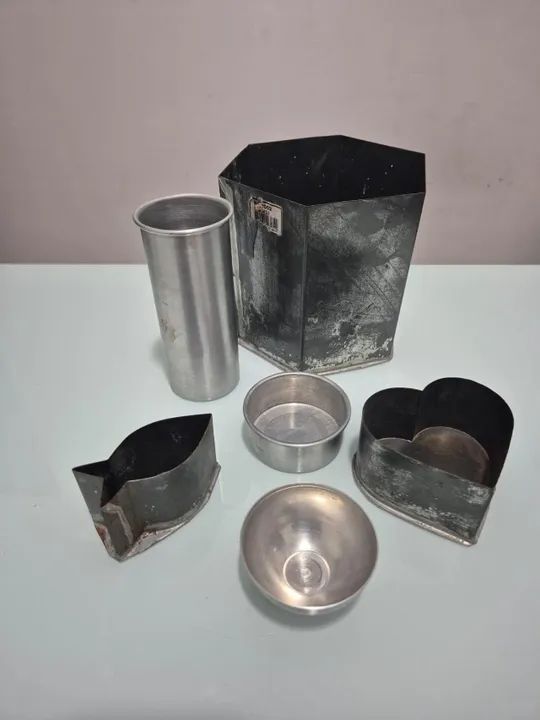 Kit de fôrmas para velas artesanais 