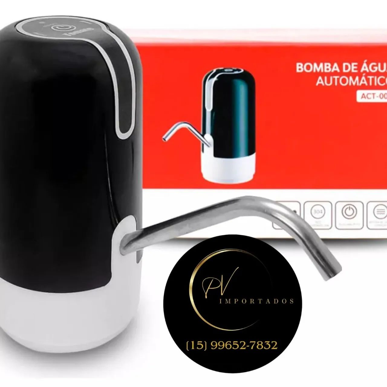 Bomba de água automática para camping