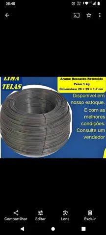 Arame Retorcido Recozido para construção civil em geral .Promoção diversos materiais  - Foto 2