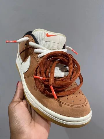 Tênis Nike Dunk Low ISO Pro Dark Russet - Foto 2