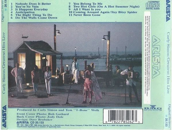  Carly Simon - Greatest Hits Live - Foto 2