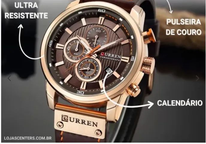  PROMOCAORelógio Curren Master Chrono - Foto 4