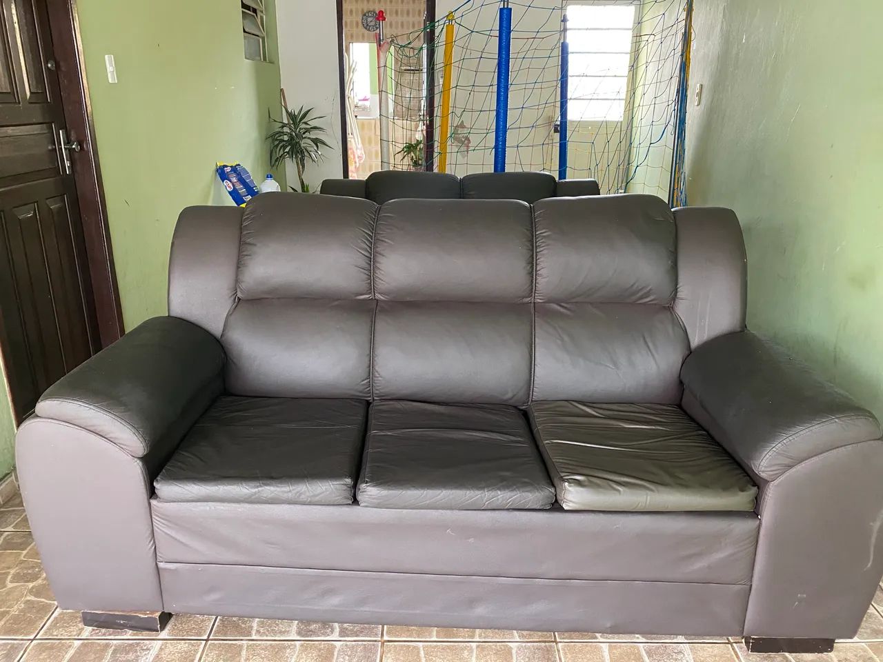 Leather fabric sofa64573908994946122