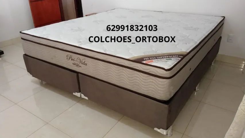 Base e Colchão Queen size Pro vida da Ortobom  - Foto 2