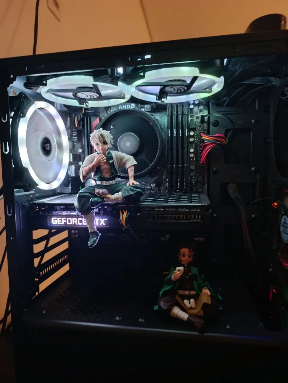 PC Gamer Ryzen 7 5700X3D + RTX 3060 + 16GB RAM,  RODANDO TUDO