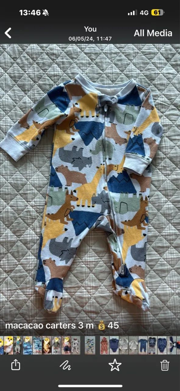 Roupas de bebê carters  - Foto 2
