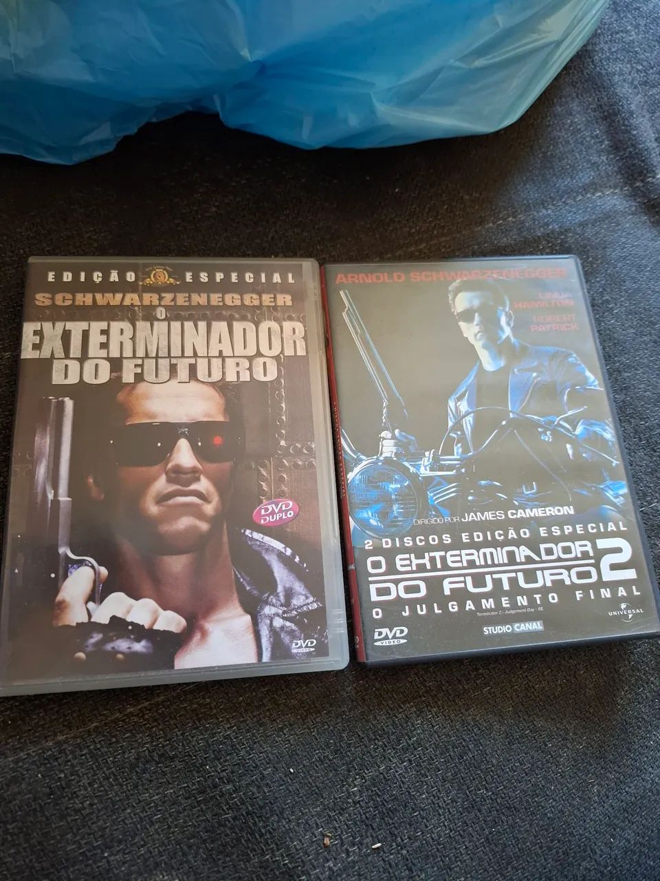 DVDs Exterminador do futuro 1 e 2
