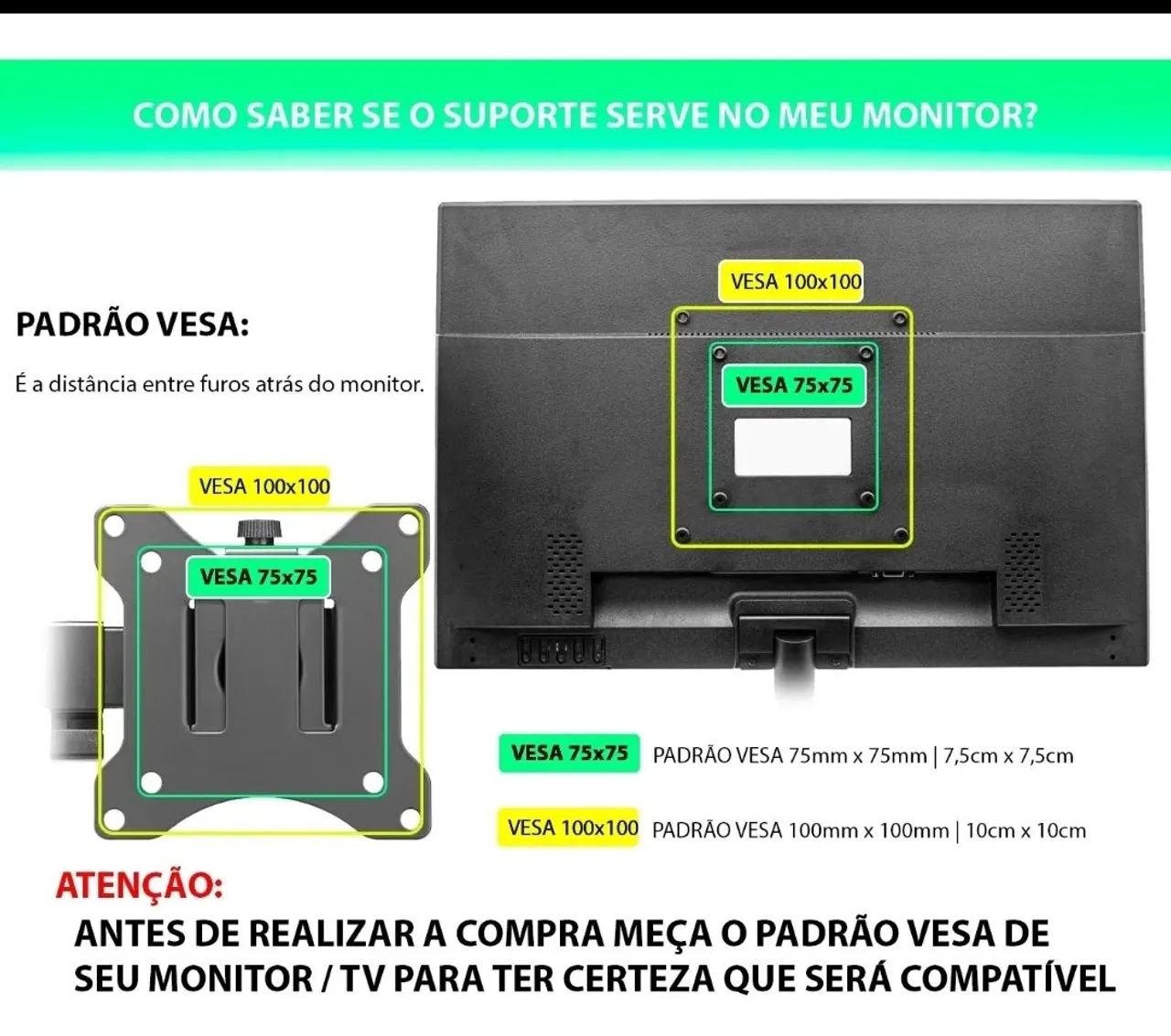 Suporte e Braços Articulados para Monitor - Foto 4