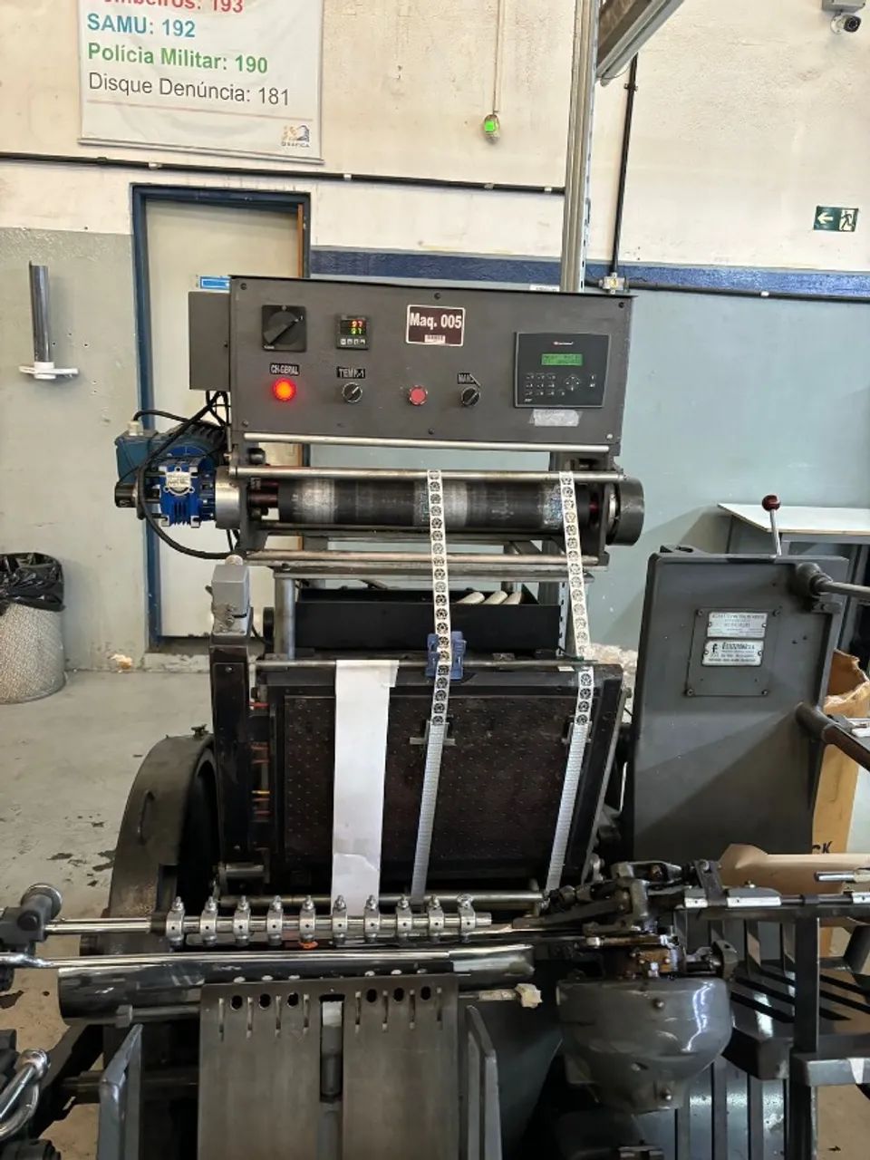 Cód. 40 Corte e Vinco Heidelberg de Leque GT 4, Com Hot Stamping - Foto 2
