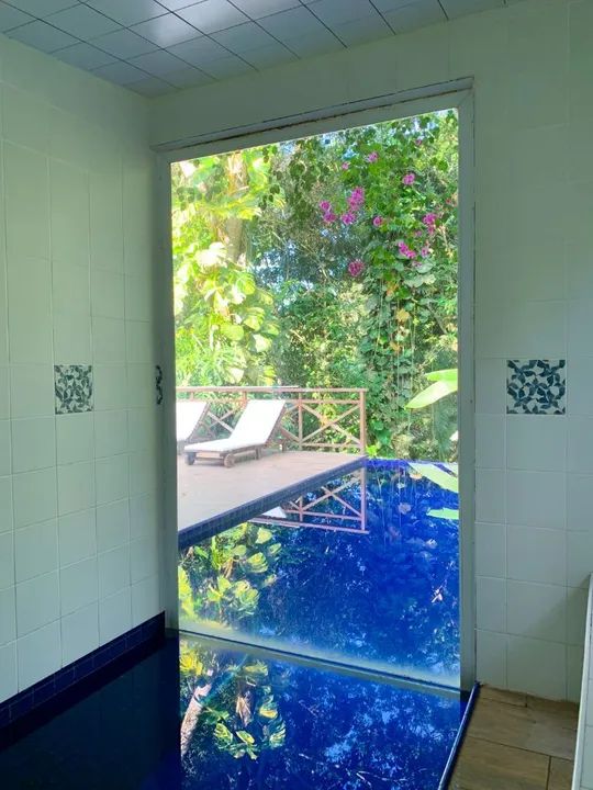Sítio com piscina e área verde em local tranquilo - Foto 2