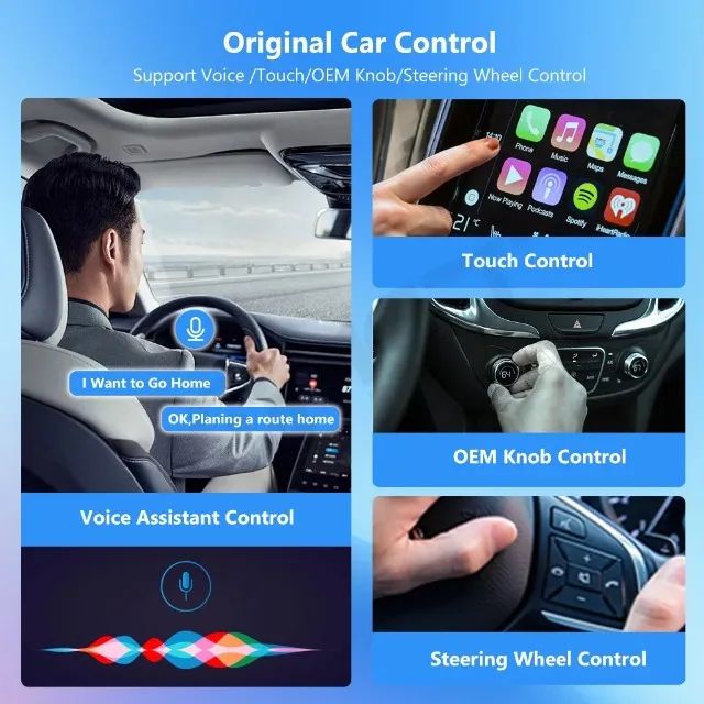 Adaptador Sem Fio Apple Car Play / Android Auto Wireless - Foto 5
