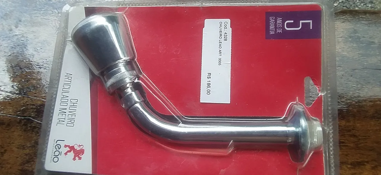 Chuveiro Articulado Metal Leão